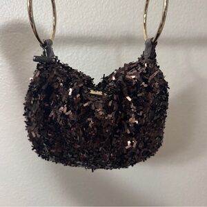 Kate Spade ♠️ Brown Sequin Mini Bag